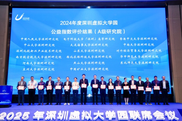 研究院获深圳虚拟大学园公益指数运行评价“A级研究院”